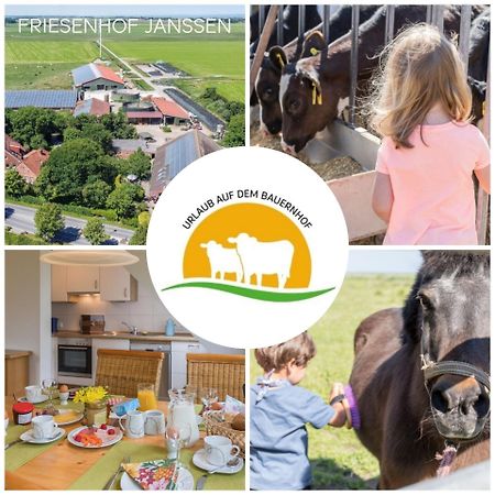 Friesenhof Janssen - Urlaub Auf Dem Bauernhof Apartment Нойхарлингерзийл Екстериор снимка